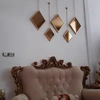 آینه لوزی mdf زنجیری|آینه|شیراز, زرهی|دیوار