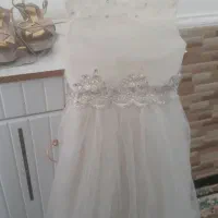 لباس عروس بچگانه و کفش مجلسی