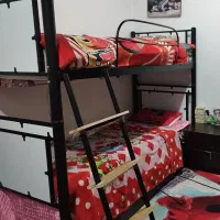 تخت دو طبقه فلزی|تخت و سرویس خواب|اهواز, گلستان|دیوار