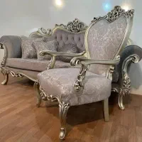 مبل افسون کلاسیک 9نفره زرکالا ،کارخاانه یاسوج16|مبلمان خانگی و میز عسلی|یاسوج, |دیوار