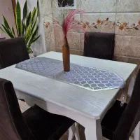 میزناهارخوری ۴نفره چوبی کاملا سالم درحد نو