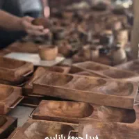 کارگاه ساخت ظروف چوبی|ظروف سرو و پذیرایی|چهاردانگه (تهران), |دیوار