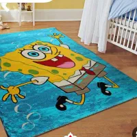 تخت و فرش باب اسفنجی