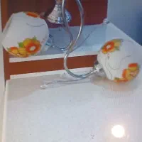 لوستر دو شاخه در حد نوفقط یک سوم قیمت 290