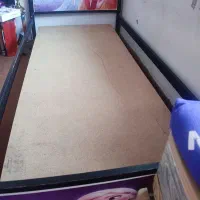 تخت دخترانه فلزی یکنفره