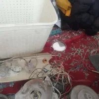 موتور و خشک کن وکلیه لوازم لباسشویی دو قلو