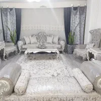 پرده ترک همراه دکور و زیر پرده