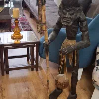 مجسمه بزرگ چوبی بسیار خاص برای دکور