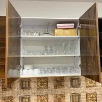 کابینت ام دی اف درجه یک به همراه هود و گاز و سینک|کتابخانه، شلف، قفسه‌های دیواری|رشت, آزادگان|دیوار