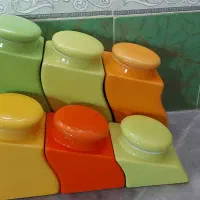 جا نمک و قند و شکر و قهوه و حبوبات ...