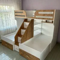 تخت دوطبقه سه نفره مدل 901|تخت و سرویس خواب|شیراز, سلطان آباد|دیوار