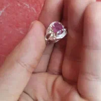 انگشتر زنانه یاقوت سرخ آفریقا با رکاب نقره۹۲۵|جواهرات|اهواز, گلستان|دیوار