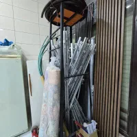 ست اداری به علاوه نردبان چهار پایه فلزی بسیار محکم