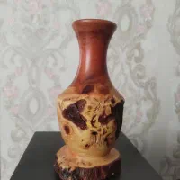 گلدان چوبی عناب