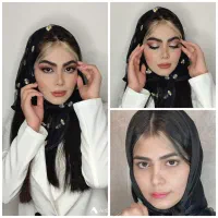 خدمات اموزش میکاپ کارچرخشی آماده همکاری سالن شنیون|خدمات آرایشگری و زیبایی|مشهد, گاز|دیوار