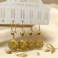 گوشواره طرح طلایی