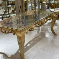 میز کوئین پلیمری تالاری/باغ تالار/رستورانی مدل شمس