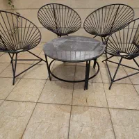 میز و صندلی فلزی|میز و صندلی غذاخوری|اسلامشهر, شهرک سعیدیه|دیوار