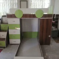 تخت خواب دو طبقه کشو دار