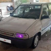 پراید سفید مدل ۸۷ تمیز دور رنگ