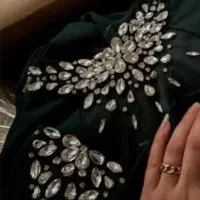 جواهر دوزی و سنگ کیف و لباس ترمه دوزی