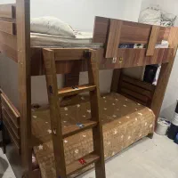 تخت دوطبقه ، کمد دراور، میز تحریر|تخت و سرویس خواب|تهران, سجاد|دیوار