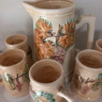 پارچ ولیوان عتیقه وقدیمی