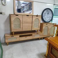 میز تلویزیون کنسول جاکفشی جلومبلی مدل لوکاس