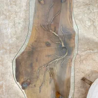 میز روستیک چوب طبیعی زیبا و خاص