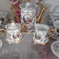 سرویس صبحانه طلا کوب لیلی و مجنون