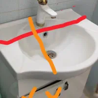 روشویی همراه با کابینت