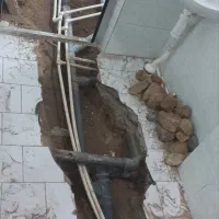 لوله کش‌ی اب فاضلاب رفع نم نشتی تعویض کاسه توالت