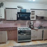 فروش کابینت ام دی اف هود لمسی شیشه ای و گاز فردار