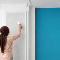 پتینه‌ کاری + گچبری + ورق‌طلا