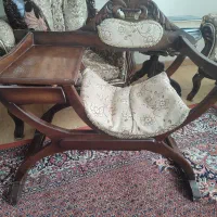 میز تلفن چوبی