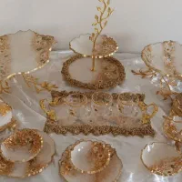 سرویس میوه خوری وشیرینی خوری رزینی