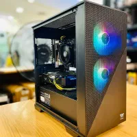 کیس کامپیوتر گیمینگ i3 14100/ram16/rx5700xt