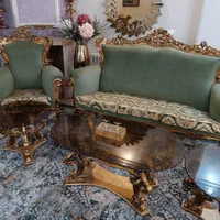 فروش مبل استیل 9 نفره آکبند در حد نو|مبلمان خانگی و میز عسلی|تهران, شهرک محلاتی|دیوار