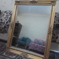 آینه باقالب چوبی منبت
