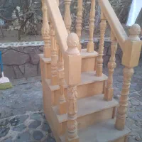 ۳ عدد پله چوبی