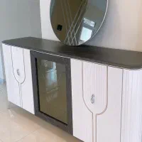 ست آیینه کنسول با میز تلویزیون