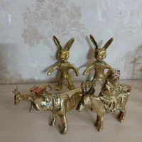 تسبیح برنجی برنزی برنز مجسمه وسایل منزل کلکسیون