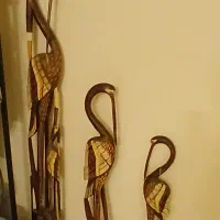 دکوری لک لک چوبی کنار سالنی