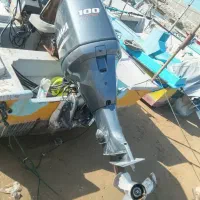 فروش قایق و موتور 100چهارزمانه2020 درحدهمراه باتور