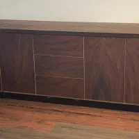 کمد اداری ۴ درب با ۳ کشو، تمام چوب