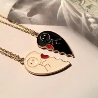 گردن بند قلب مکمل بسته 2عددی|بدلیجات|شیراز, دارالرحمه|دیوار