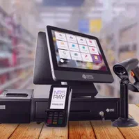 صندوق فروشگاهی همراه با اقلام فروشگاهی و رستورانی