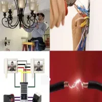 سیمکش،سیمکشی، برقکار،تعمیرآیفون،نصاب لوستردوربین