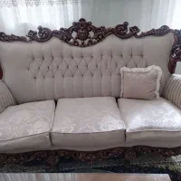 مبل سلطنتی چوب گردو دست ساز