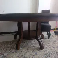 میز ناهارخوری ۸نفره گرد|میز و صندلی غذاخوری|یزد, |دیوار